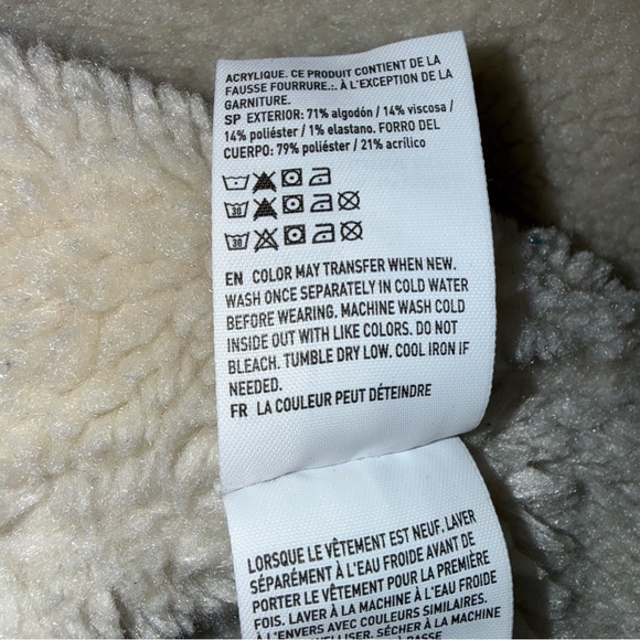 Denim Jacket with Sherpa Collar - Picture 7 of 12